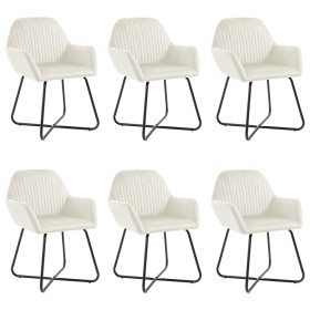 Sillas de comedor 6 unidades de terciopelo crema von , Essstühle - Ref: Foro24-277014, Preis: 726,21 €, Rabatt: %