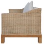 Juego de sofás de 2 piezas con cojines de ratán natural von , Sofas - Ref: Foro24-278614, Preis: 730,46 €, Rabatt: %