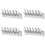 Percheros 4 unidades aluminio plateado von , Hut- und Garderobenständer - Ref: Foro24-278753, Preis: 140,90 €, Rabatt: %
