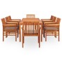 Set comedor de jardín 9 pzas y cojines madera maciza de acacia by , Garden sets - Ref: Foro24-278906, Price: 1,00 €, Discount: %
