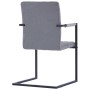 Sillas de comedor voladizas 2 uds cuero sintético gris oscuro by , dining chairs - Ref: Foro24-281679, Price: 228,53 €, Disco...