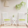 Cojines de silla de jardín 2 uds tela Oxford verde 40x40x3 cm by , Cushions for chairs and sofas - Ref: Foro24-314026, Price:...