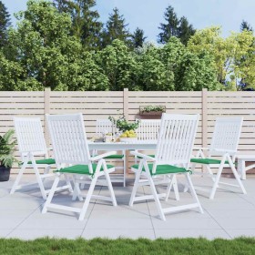 Cojines de silla de jardín 6 uds tela Oxford verde 40x40x3 cm by , Cushions for chairs and sofas - Ref: Foro24-314013, Price:...