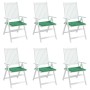 Cojines de silla de jardín 6 uds tela Oxford verde 40x40x3 cm by , Cushions for chairs and sofas - Ref: Foro24-314013, Price:...