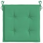 Cojines de silla de jardín 6 uds tela Oxford verde 40x40x3 cm by , Cushions for chairs and sofas - Ref: Foro24-314013, Price:...