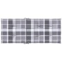 Cojín silla jardín respaldo alto 2 uds cuadros gris 120x50x3 cm by , Cushions for chairs and sofas - Ref: Foro24-314128, Pric...