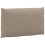 Cojines para palets 2 unidades tela Oxford gris taupé von , Kissen für Stühle und Sofas - Ref: Foro24-315060, Preis: 60,62 €,...