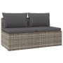 Sofá de jardín de 2 plazas con cojines ratán sintético gris von , Outdoor-Sofas - Ref: Foro24-318671, Preis: 182,78 €, Rabatt: %