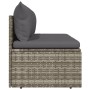 Sofá de jardín de 2 plazas con cojines ratán sintético gris von , Outdoor-Sofas - Ref: Foro24-318671, Preis: 182,78 €, Rabatt: %