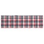 Cojín de tumbona de tela Oxford a cuadros rojo 200x70x3 cm by , Cushions for chairs and sofas - Ref: Foro24-314231, Price: 52...