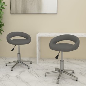 Sillas comedor giratorias 2 unidades cuero sintético gris von , Essstühle - Ref: Foro24-333324, Preis: 96,22 €, Rabatt: %