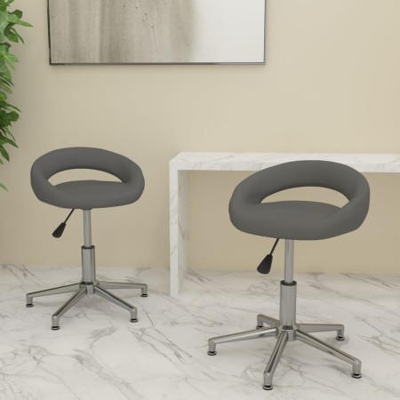 Sillas comedor giratorias 2 unidades cuero sintético gris von , Essstühle - Ref: Foro24-333324, Preis: 96,22 €, Rabatt: %