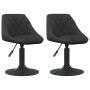 Sillas de comedor giratorias 2 uds terciopelo negro von , Essstühle - Ref: Foro24-335324, Preis: 140,75 €, Rabatt: %