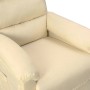 Sillón reclinable de tela crema de , Sillones - Ref: Foro24-342348, Precio: 184,53 €