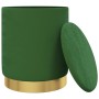 Taburete redondo verde terciopelo von , Klapphocker und Stühle - Ref: Foro24-340283, Preis: 47,41 €, Rabatt: %
