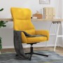 Silla de relajación de terciopelo amarillo mostaza by , Armchairs - Ref: Foro24-341115, Price: 111,47 €, Discount: %