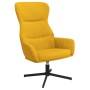Silla de relajación de terciopelo amarillo mostaza by , Armchairs - Ref: Foro24-341115, Price: 111,47 €, Discount: %