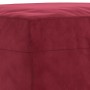 Banco de terciopelo rojo vino tinto 70x35x41 cm de , Bancos - Ref: Foro24-349401, Precio: 49,23 €, Descuento: %
