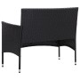 Set de muebles de jardín 4 pzas y cojines ratán sintético negro von , Gartensets - Ref: Foro24-45813, Preis: 299,11 €, Rabatt: %