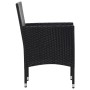 Set de muebles de jardín 4 pzas y cojines ratán sintético negro von , Gartensets - Ref: Foro24-45813, Preis: 299,11 €, Rabatt: %