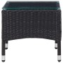 Set de muebles de jardín 4 pzas y cojines ratán sintético negro von , Gartensets - Ref: Foro24-45813, Preis: 299,11 €, Rabatt: %