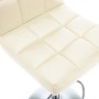 Taburetes de cocina 2 unidades cuero sintético color crema von , Küchenhocker - Ref: Foro24-323637, Preis: 133,50 €, Rabatt: %
