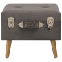 Taburetes de almacenamiento 3 piezas terciopelo gris von , Bänke für Hallen und Lager - Ref: Foro24-329256, Preis: 145,73 €, ...