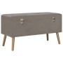 Taburetes de almacenamiento 3 piezas terciopelo gris von , Bänke für Hallen und Lager - Ref: Foro24-329256, Preis: 145,73 €, ...