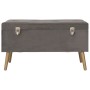 Taburetes de almacenamiento 3 piezas terciopelo gris von , Bänke für Hallen und Lager - Ref: Foro24-329256, Preis: 145,73 €, ...