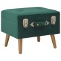 Taburetes de almacenamiento 3 piezas terciopelo verde von , Bänke für Hallen und Lager - Ref: Foro24-329254, Preis: 174,00 €,...