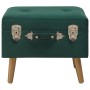 Taburetes de almacenamiento 3 piezas terciopelo verde von , Bänke für Hallen und Lager - Ref: Foro24-329254, Preis: 174,00 €,...