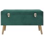 Taburetes de almacenamiento 3 piezas terciopelo verde von , Bänke für Hallen und Lager - Ref: Foro24-329254, Preis: 174,00 €,...