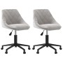 Sillas de comedor giratorias 2 uds de terciopelo gris claro von , Essstühle - Ref: Foro24-335495, Preis: 139,44 €, Rabatt: %