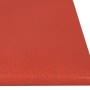 Paneles de pared 12 uds cuero sintético rojo 60x15 cm 1,08 m² by , Wall covering - Ref: Foro24-343829, Price: 25,31 €, Discou...