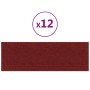 Paneles de pared 12 uds tela rojo tinto 90x30 cm 3,24 m² von , Wandverkleidung - Ref: Foro24-343904, Preis: 64,93 €, Rabatt: %