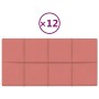 Paneles de pared 12 uds terciopelo rosa 60x30 cm 2,16 m² von , Wandverkleidung - Ref: Foro24-344087, Preis: 58,13 €, Rabatt: %