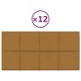 Paneles de pared 12 uds terciopelo marrón 60x30 cm 2,16 m² von , Wandverkleidung - Ref: Foro24-344091, Preis: 43,85 €, Rabatt: %