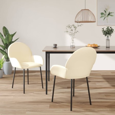 Sillas de comedor 2 unidades cuero sintético crema von , Essstühle - Ref: Foro24-344755, Preis: 83,11 €, Rabatt: %