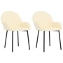 Sillas de comedor 2 unidades cuero sintético crema von , Essstühle - Ref: Foro24-344755, Preis: 83,11 €, Rabatt: %