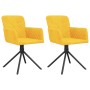 Sillas de comedor giratorias 2 uds terciopelo amarillo von , Essstühle - Ref: Foro24-344797, Preis: 135,22 €, Rabatt: %