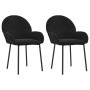 Sillas de comedor 2 unidades terciopelo negro de , Sillas de comedor - Ref: Foro24-344769, Precio: 132,50 €, Descuento: %