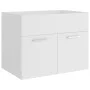 Cabinet with glossy white chipboard sink by vidaXL, bathroom vanities - Ref: Foro24-3070820, Price: 141,85 €, Discount: %