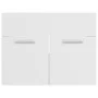 Cabinet with glossy white chipboard sink by vidaXL, bathroom vanities - Ref: Foro24-3070820, Price: 141,85 €, Discount: %