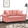 Cojines decorativos 2 uds terciopelo rosa 40x40 cm de , Cojines - Ref: Foro24-349488, Precio: 22,91 €, Descuento: %