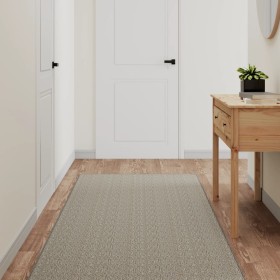 Alfombra de pasillo con aspecto de sisal gris taupe 80x200 cm de , Alfombras - Ref: Foro24-355770, Precio: 49,85 €, Descuento: %