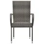 Garten Essgarnitur 5 Stück grau von vidaXL, Gartensets - Ref: Foro24-3068751, Preis: 328,37 €, Rabatt: %