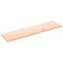 Estante de pared madera maciza roble sin tratar 160x40x(2-4) cm de , Estantes y estanterías - Ref: Foro24-363590, Precio: 79,...