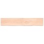 Estante de pared madera maciza roble sin tratar 220x40x(2-4) cm von , Regale und Regale - Ref: Foro24-363614, Preis: 106,42 €...