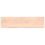 Encimera de baño madera maciza sin tratar 200x50x(2-6) cm by , Countertops - Ref: Foro24-3156078, Price: 138,92 €, Discount: %