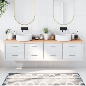 Encimera de baño madera maciza sin tratar 220x50x(2-6) cm by , Countertops - Ref: Foro24-3156086, Price: 154,84 €, Discount: %